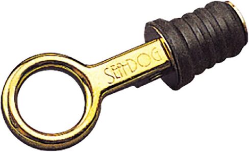 Sea-Dog Line Snap Handle Drain Plug 1" Diameter Stamped Brass 520070 in Kuwait