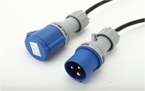 LX-013N-16A LX-023N-32A 220 فولت 3 دبوس قابس ومقبس أوروبي مجموعة سلك تمديد صناعي (LX-023N-32A) in Kuwait