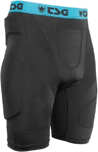 TSG - Crash Pant A Protective Shorts Gear Guard for Snowboard, Skate, and Ski - 3D Protection for Hip and Tailbone - Black in Kuwait