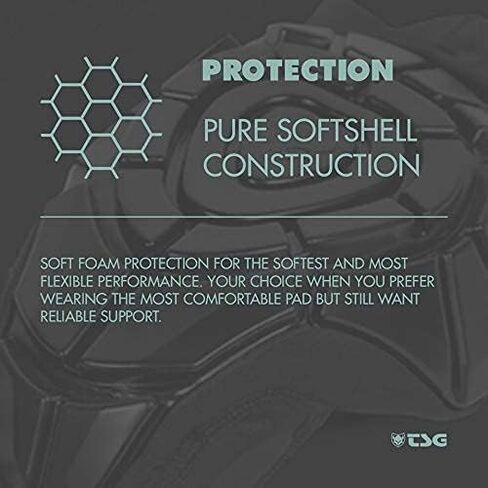 TSG - Crash Pant A Protective Shorts Gear Guard for Snowboard, Skate, and Ski - 3D Protection for Hip and Tailbone - Black in Kuwait