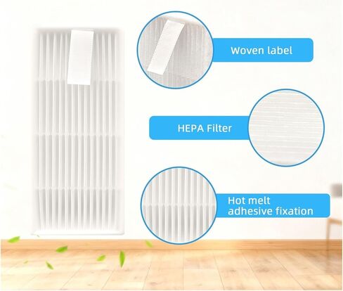 8Pcs HEPA Filters, Only ，Compatible For Tikom G8000 Max L8000 Pro Robot Vacuum in Kuwait