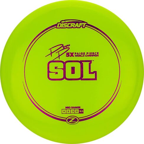Discraft Paige Pierce Signature Z SOL Mid-Range 160-166 Gram Golf Disc in Kuwait