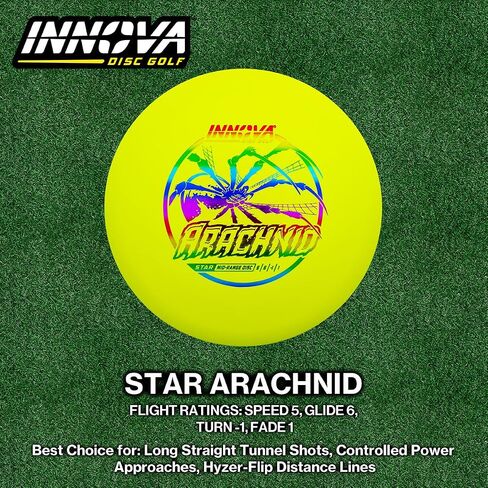 Innova Disc Golf Beginner Starter Set (3 Pack) - Mid-Range Discs | Halo Star, Star & DX Mid-Range Discs - Fox, Arachnid, Wombat3 - Easy to Throw, Straight Flying Beginner Disc Golf Set in Kuwait