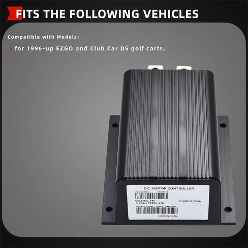 وحدة تحكم عربة الجولف 48 فولت 325A/300A/225A 5K-0Ω تناسب عربات الجولف EZGO & Club Car 1996-UP DS وحدة التحكم في السرعة تحل محل 1204-410 1204-412 101840201 in Kuwait