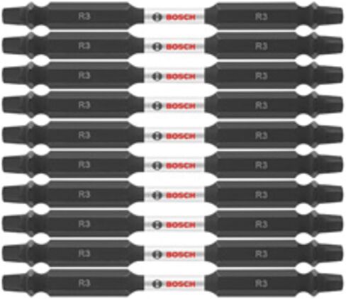 Bosch ITDESQ335B 10 pc. Impact Tough™ 3.5 In. Square #3 Double-Ended Bits (Bulk Pack) in Kuwait