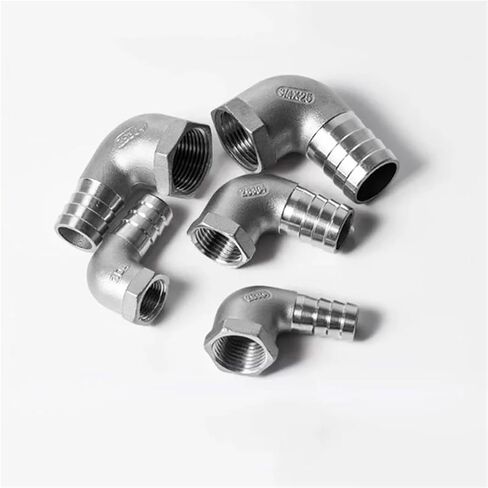 10 مللي متر 12 مللي متر 13 مللي متر 14 مللي متر 15 مللي متر 16 مللي متر خرطوم x 1/4 "3/8" 1/2" 3/4" 1" BSPP ذكر 304 الفولاذ المقاوم للصدأ الكوع وصلة أنابيب (HoseMale الموضوع ، 10mm-BSP3I8) in Kuwait