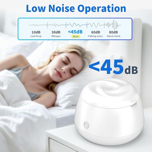 TQQ Ultrasonic Retainer Cleaner Machine - 48kHz Denture and Aligner Cleaning Pod for Mouth Guards Night Guards Dental Trays Braces Toothbrushes Jewelry with 200ML Capacity (White) in Kuwait