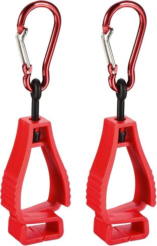 مشابك القفازات M METERXITY - قفازات حامل المشبك، قفازات Keeper Clamp Grabber Catcher تنطبق على خوذة أحزمة بناء العمال in Kuwait