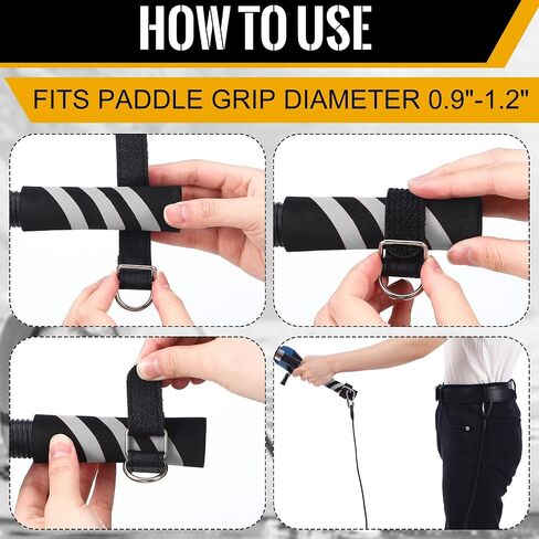 Civaner 4 Pack Kayak Paddle Leash Fishing Lanyard Kayak Fishing Accessories Kayak Paddle Cord Fishing Pole Tether Fishing Rod Straps for Fishing Tools, Rods, Paddles in Kuwait