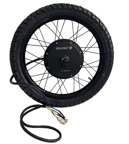 محرك QS 205 150 مم بقدرة 5000 وات، حافة سوداء 19 * 1.6 مع عجلة خلفية عالية السرعة 3.5T QS 5000W مع إطار شارع 80/100-19 in Kuwait