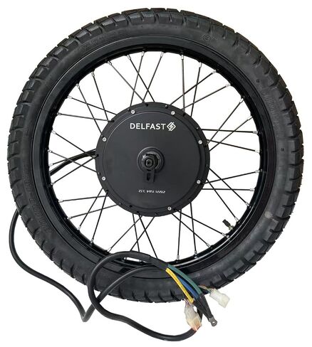 محرك QS 205 150 مم بقدرة 5000 وات، حافة سوداء 19 * 1.6 مع عجلة خلفية عالية السرعة 3.5T QS 5000W مع إطار شارع 80/100-19 in Kuwait