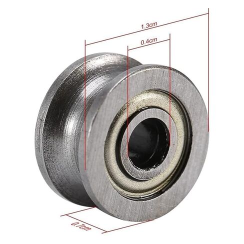 Small Sealed Steel Ball Bearing U624ZZ U Groove Bearing Carbon Steel Durable V Ball Pulley in Kuwait