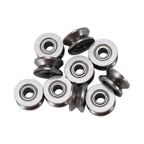 Small Sealed Steel Ball Bearing U624ZZ U Groove Bearing Carbon Steel Durable V Ball Pulley in Kuwait