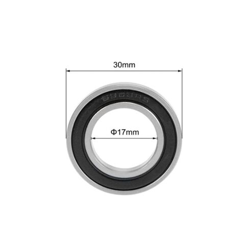 محمل كروي فولاذي صغير مختوم 6903-2RS محامل ABEC-1 (30 قطعة) 17X30X7mm قسم رقيق 6903 2RS ​​محامل كروية in Kuwait