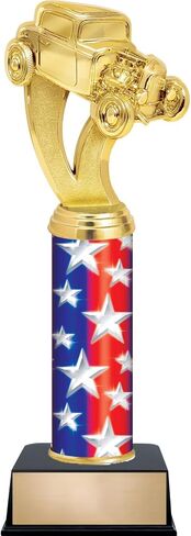 جائزة Crown Awards مخصصة مقاس 11 بوصة من Hot Rod Cars Pennant Star Trophy، قم بالتخصيص الآن in Kuwait