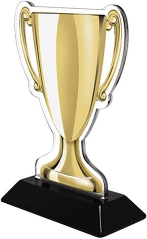 Crown Awards 7" Horseshoes Gold Cup Trophies, Custom Horseshoes Acrylic Cup Trophy in Kuwait