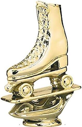 Crown Awards Customizable 8.75" Roller Skate Black Star Trophy Award, Engrave Now in Kuwait