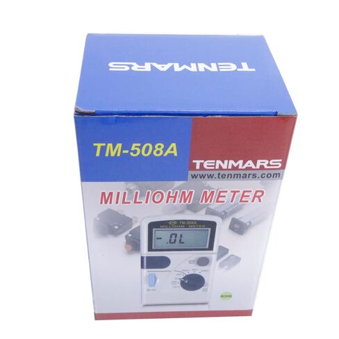 مقياس المقاومة الرقمي الصغير Tenmars TM-508A | ملي أوم متر 0.1 م إلى 20 ك أوم in Kuwait
