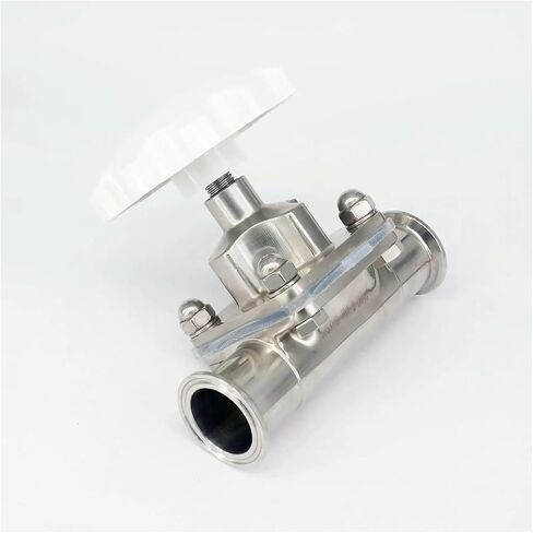 Fit 1-1/2" 38mm Pipe OD x Ferrule O/D 50.5mm Tri Clamp 316L Stainless Steel Diaphragm Valve in Kuwait