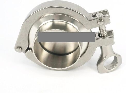 A Set 32mm Tri Clamp Weld Ferrule + Tri Clamp + Silicon Gasket + End Cap 304 Stainless steel in Kuwait