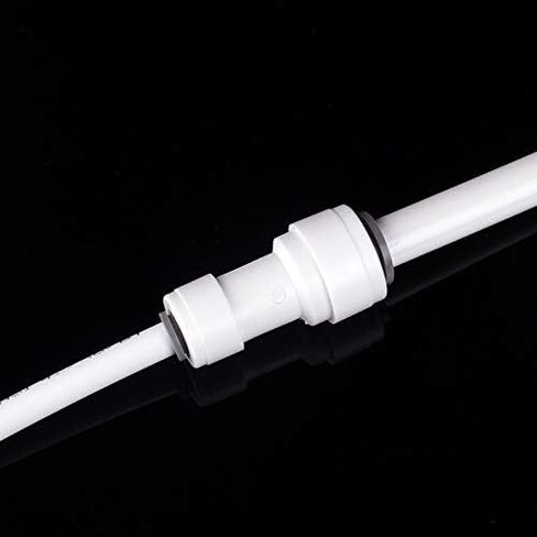 50Pcs/Lot 1/4" - 3/8'' Straight RO Water Fitting 6.5mm-9.5mm Coupling Reducing POM Hose PE Pipe Connector Water Filter Parts in Saudi Arabia