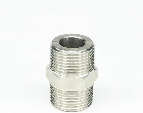 1 "BSPT ذكر إلى 1" BSPT ذكر الخيوط 304 وصلة تركيب أنابيب الفولاذ المقاوم للصدأ 250bar in Kuwait