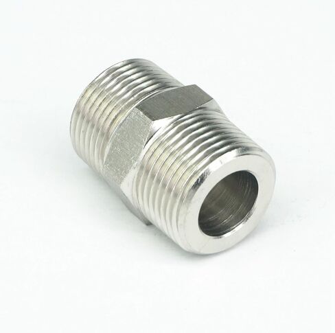 1 "BSPT ذكر إلى 1" BSPT ذكر الخيوط 304 وصلة تركيب أنابيب الفولاذ المقاوم للصدأ 250bar in Kuwait