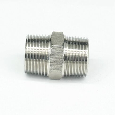 1 "BSPT ذكر إلى 1" BSPT ذكر الخيوط 304 وصلة تركيب أنابيب الفولاذ المقاوم للصدأ 250bar in Kuwait
