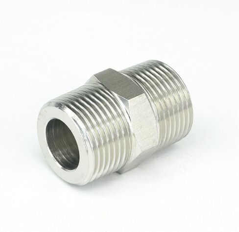 1 "BSPT ذكر إلى 1" BSPT ذكر الخيوط 304 وصلة تركيب أنابيب الفولاذ المقاوم للصدأ 250bar in Kuwait