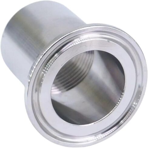 3/4 "BSPT أنثى x الطويق O/D 50.5 مللي متر ثلاثي المشبك 1.5" 304 وصلة أنابيب الفولاذ المقاوم للصدأ موصل ل in Kuwait
