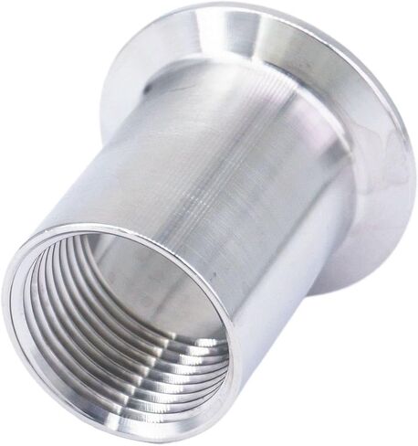3/4 "BSPT أنثى x الطويق O/D 50.5 مللي متر ثلاثي المشبك 1.5" 304 وصلة أنابيب الفولاذ المقاوم للصدأ موصل ل in Kuwait