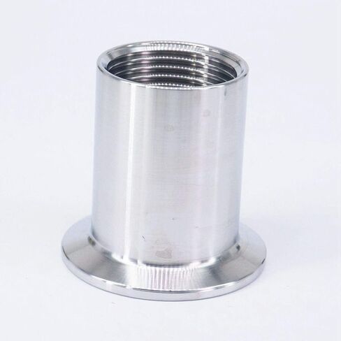 3/4 "BSPT أنثى x الطويق O/D 50.5 مللي متر ثلاثي المشبك 1.5" 304 وصلة أنابيب الفولاذ المقاوم للصدأ موصل ل in Kuwait