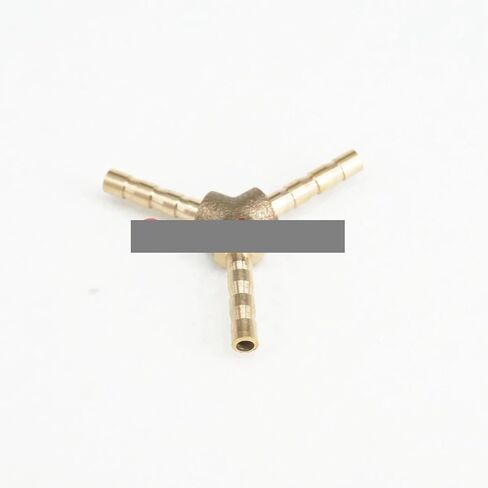 2pc Y Hose I/D 4mm 3 Ways Brass coupler Splicer Connector fitting for Fuel Gas Water in Saudi Arabia
