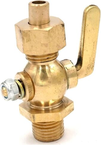 1/4" Male To Socket Welded Brass Drain Petcock Shut Off Valve for Fuel Gas Oil Air in Saudi Arabia