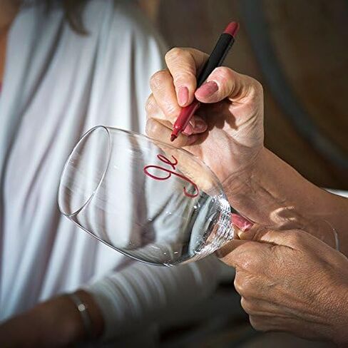 Wine Glass Writer Pens Spring Set of 3#34221 in Kuwait