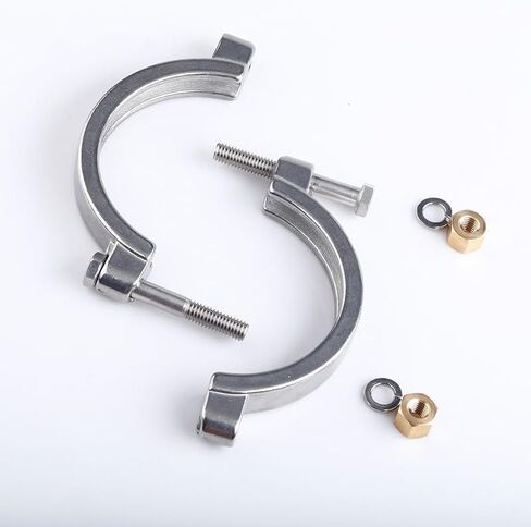 6"(154mm) OD167mm Stainless Steel 304 High-pressure Clamp Middle Type Ferrule Flange For Homebrewing 1232g in Saudi Arabia