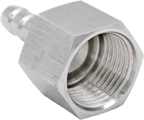 1/2" Female to 8mm Hose 304 Stainless Steel Splicer Hose Tail Connector 98 bar in Saudi Arabia