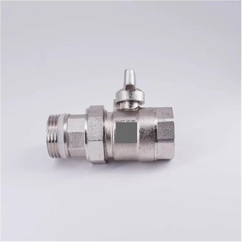 DN25 1 "أنثى إلى ذكر صمام كروي نحاسي مطلي بالنيكل مع مقبض درجة الحرارة 0-120C الضغط 16 بار in Kuwait