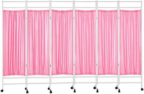 Hospital Privacy Curtains for Room Divider/Partitions Freestanding Room Partition Wall Dividers Easy to Use with Pulleys for Home Office Bedroom Bathroom Dressing Room in Kuwait