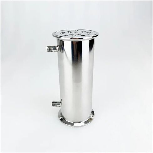 3" (76mm) OD91mm, Dephlegmator/Condenser With 1/4" Male Thread,15 Pipes Inside ID 8mm,Lenght 200mm,SS304 in Saudi Arabia
