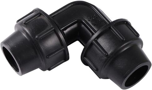 3/4 Inch 90 Degrees Pipe Joint Lock Nut Hose Bend Connectors Agriculture Drip Irrigation Fittings Pipe 1 Pc in Saudi Arabia