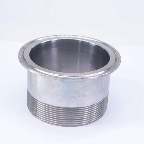 3" Male x 106mm Ferrule O/D Tri Clamp 3.5" 304 Stainless Steel Pipe Fitting Connector in Kuwait