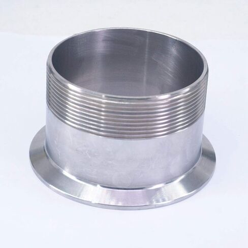 3" Male x 106mm Ferrule O/D Tri Clamp 3.5" 304 Stainless Steel Pipe Fitting Connector in Kuwait
