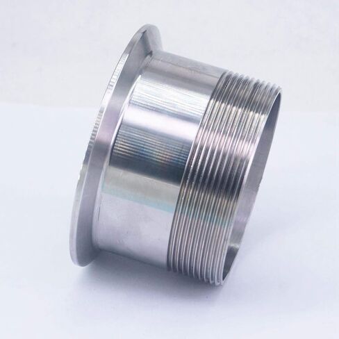 3" Male x 106mm Ferrule O/D Tri Clamp 3.5" 304 Stainless Steel Pipe Fitting Connector in Kuwait