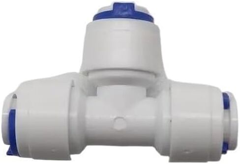 50Pcs/Lot 1/4" Tee Type RO Water Fitting 6.5mm POM Hose PE Pipe 3 Ways Quick Connector Water Filter Parts in Saudi Arabia