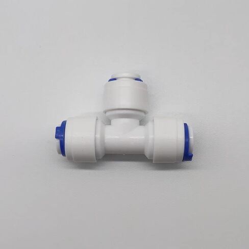 50Pcs/Lot 1/4" Tee Type RO Water Fitting 6.5mm POM Hose PE Pipe 3 Ways Quick Connector Water Filter Parts in Saudi Arabia