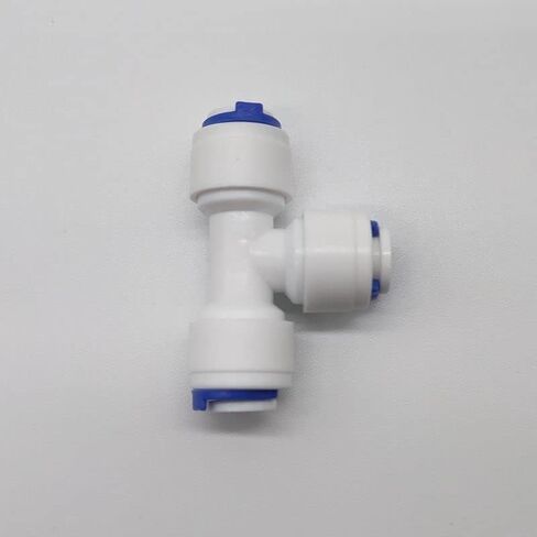 50Pcs/Lot 1/4" Tee Type RO Water Fitting 6.5mm POM Hose PE Pipe 3 Ways Quick Connector Water Filter Parts in Saudi Arabia