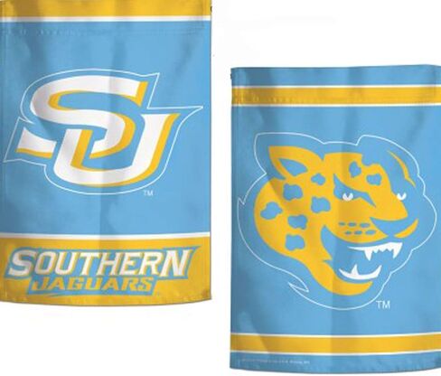 علم حديقة WinCraft Southern University SU Jaguars، 12.5 × 18 بوصة على الوجهين in Kuwait