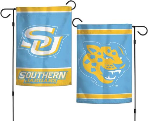 علم حديقة WinCraft Southern University SU Jaguars، 12.5 × 18 بوصة على الوجهين in Kuwait