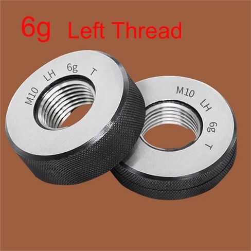 1SET Left Thread Ring Gauge Smooth 6g M1 M2 M3 M4 M5 M6 M7 M8 M10 M12 M20 M22 - M60 Thread Distance 3(M51X3L 6g Left) in Kuwait
